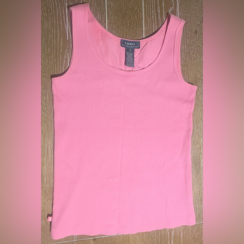 Ralph Lauren Pink 100% Cotton Top Size Small Women